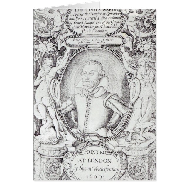 Porträt von Samuel Daniel (Vorne)