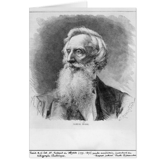 Porträt von Samuel Morse (Vorne)