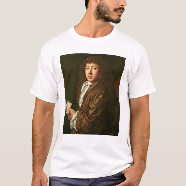 Porträt von Samuel Pepys 1666 T-Shirt (Vorderseite)