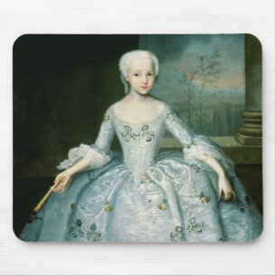 Porträt von Sarah Eleonor Fermor 1749-50 Mousepad
