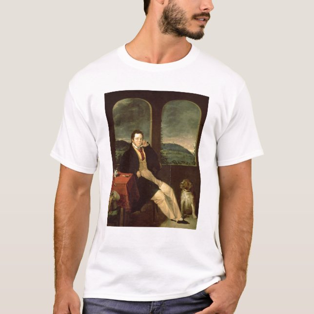 Porträt von Schubert T-Shirt (Vorderseite)