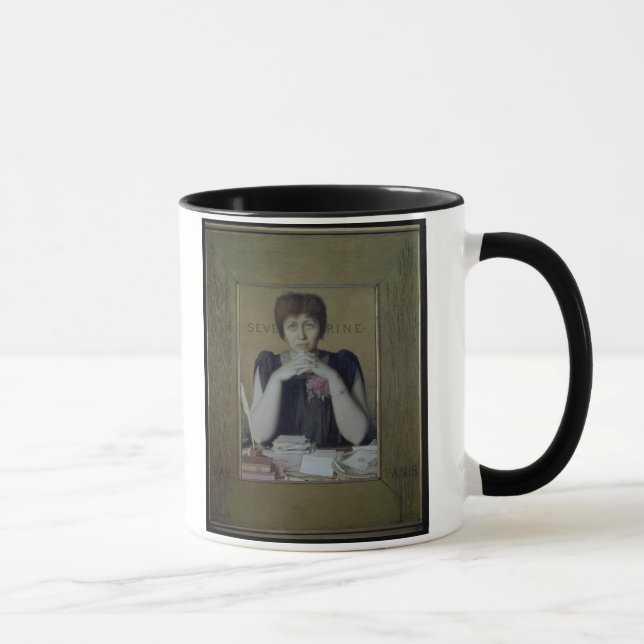 Porträt von Severine (Caroline Remy) (1855-1929) ( Tasse (Rechts)
