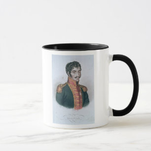 Porträt von Simon Bolivar Tasse