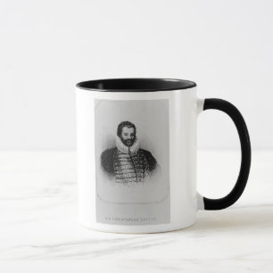 Porträt von Sir Christopher Hatton Tasse