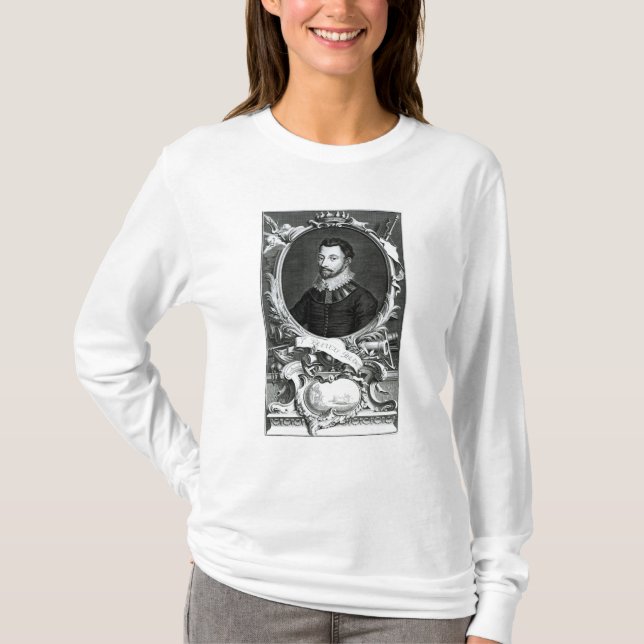 Porträt von Sir Francis Drake T-Shirt (Vorderseite)