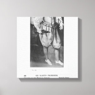 Porträt von Sir Martin Frobisher Leinwanddruck