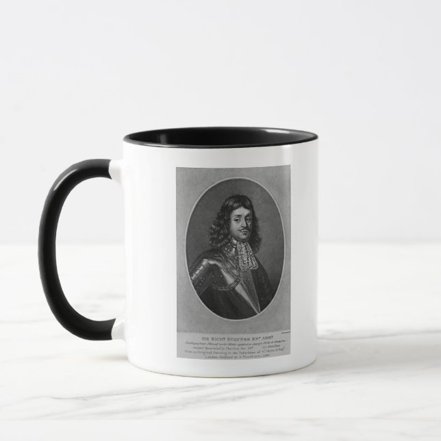 Porträt von Sir Richard Stainer Tasse (Links)