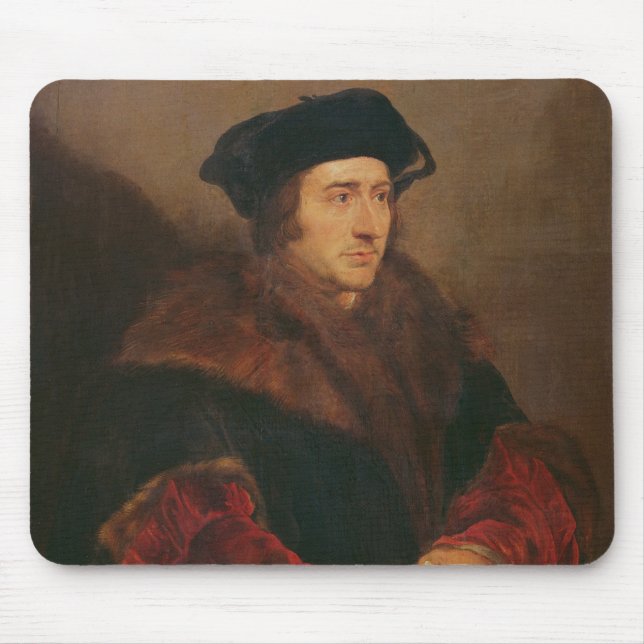Porträt von Sir Thomas More Mousepad (Vorne)