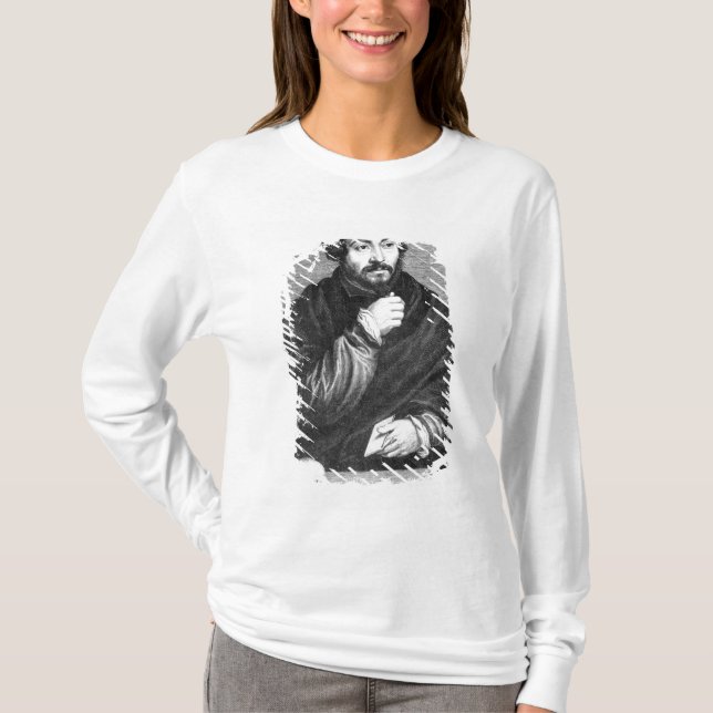 Porträt von Sir Thomas More T-Shirt (Vorderseite)