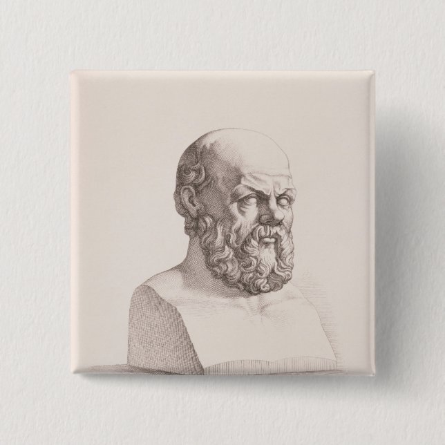 Porträt von SOCRATES Button (Vorderseite)