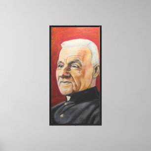 Porträt von St. Andre Bessette Leinwanddruck