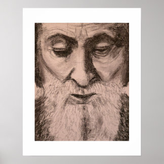 Porträt von St. Charbel Makhlouf Poster
