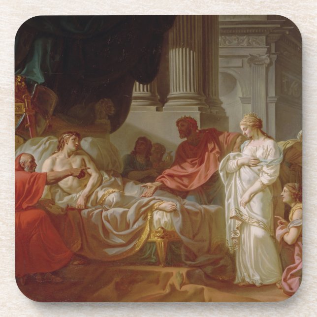 Porträt von Suger, Abt von St Denis (1082-1152), Untersetzer (Vorderseite)