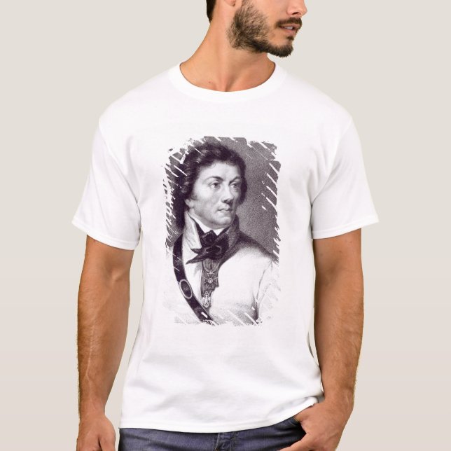 Porträt von Tadeusz Kosciuszko T-Shirt (Vorderseite)