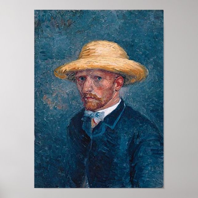 Porträt von Theo van Gogh Van Gogh Kunstgewerbe Poster (Vorne)