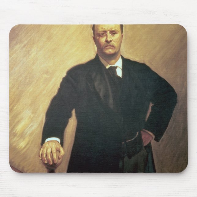 Porträt von Theodore Roosevelt Mousepad (Vorne)