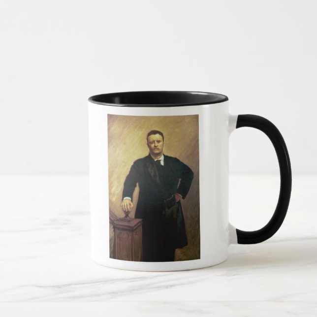 Porträt von Theodore Roosevelt Tasse (Rechts)