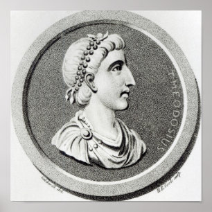 Porträt von Theodosius Poster