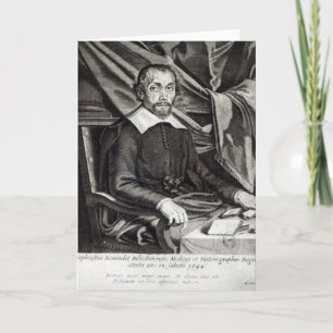 Porträt von Theophraste Renaudot Alter 58, 1644 Karte