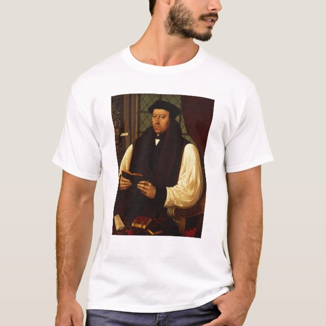 Porträt von Thomas Cranmer 1546 T-Shirt (Vorderseite)