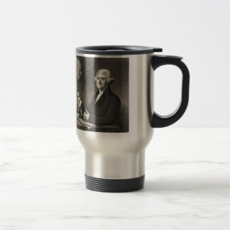 Porträt von Thomas Jefferson Reisebecher