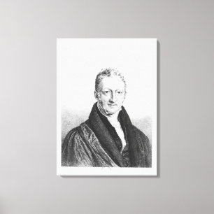 Porträt von Thomas Robert Malthus Leinwanddruck