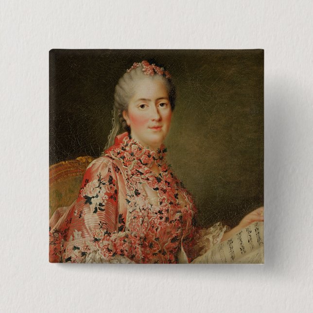 Porträt von Victoire von Frankreich Button (Vorderseite)