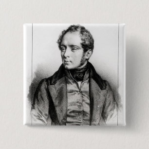 Porträt von Vincenzo Bellini Button