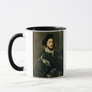 Porträt von Vincenzo Mosti (Öl auf Leinwand) Tasse
