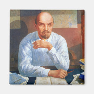 Porträt von Vladimir Ilyich Lenin, 1934 Magnet
