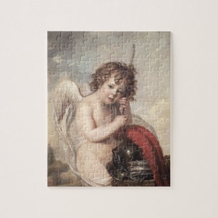 Porträt von VorlagenOswald Fawcett als Amor (Öl an Puzzle