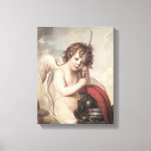 Porträt von VorlagenOswald Fawcett als Amor (Öl  Leinwanddruck