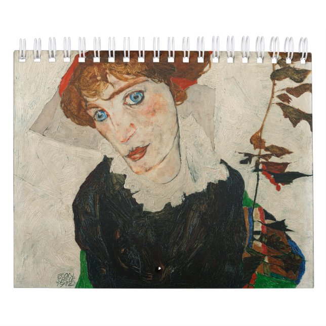 Porträt von Wally durch Egon Schiele Kalender (Titelbild)