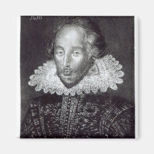 Porträt von William Shakespeare Magnet