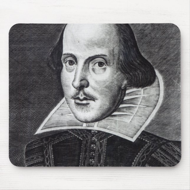 Porträt von William Shakespeare Mousepad (Vorne)