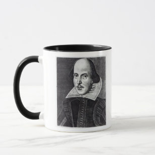 Porträt von William Shakespeare Tasse