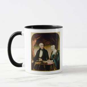Porträt von William und von Mary Wordsworth, 1839 Tasse