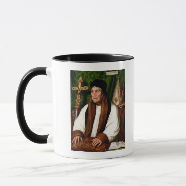 Porträt von William Warham Tasse (Links)