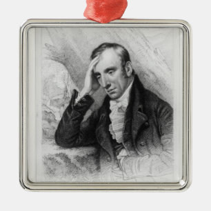 Porträt von William Wordsworth Ornament Aus Metall