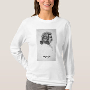 Porträt von Wolfgang Amadeus Mozart T-Shirt