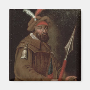 Porträt von Yermak Timofeyevich, 1700-50 Magnet