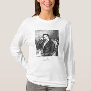 Porträt von Zählung Jeans Baptiste von Villele T-Shirt