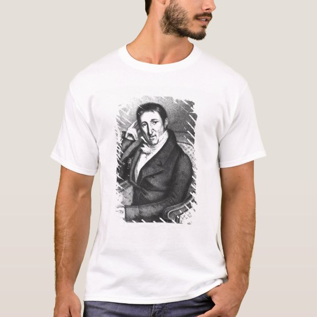 Porträt von Zählung Jeans Baptiste von Villele T-Shirt (Vorderseite)