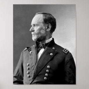 Porträt Williams Tecumseh Sherman Poster