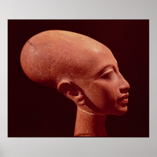 Porträtbüste einer Tochter von König Akhenaten Poster