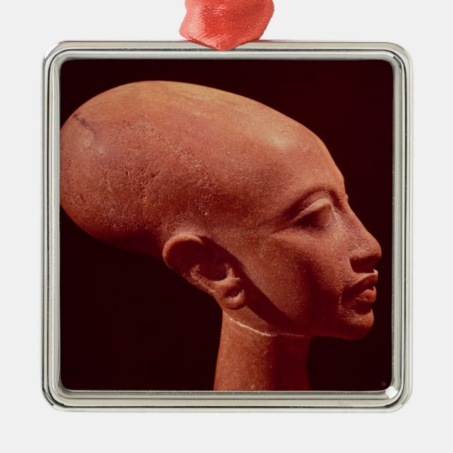 Porträtfehlschlag einer Tochter Königs Akhenaten Silbernes Ornament (Vorne)