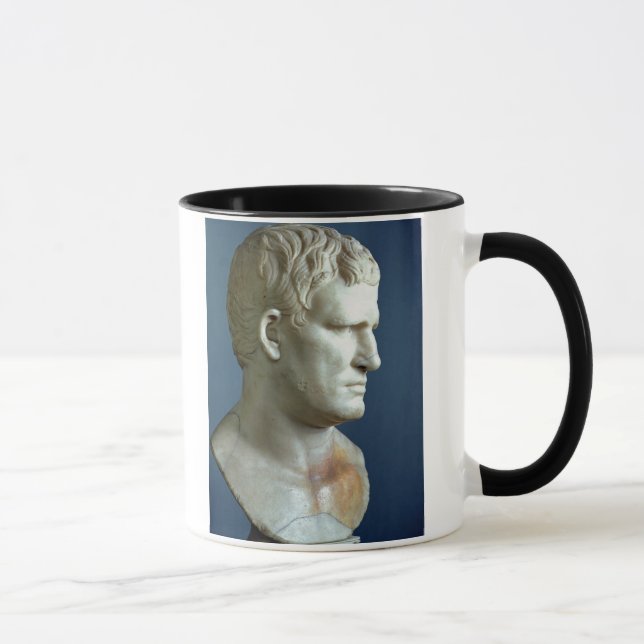 Porträtfehlschlag von Agrippa (63-12 BC) römisch Tasse (Rechts)