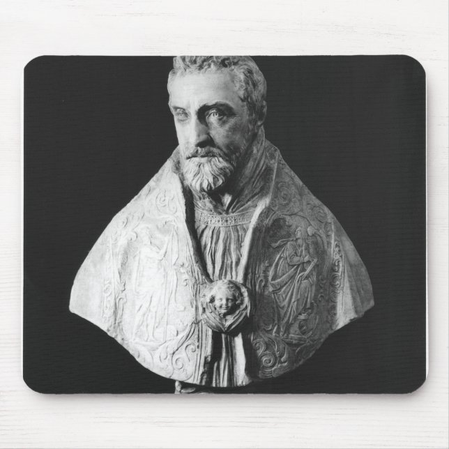 Porträtfehlschlag von Francois d'Escoubleau Mousepad (Vorne)