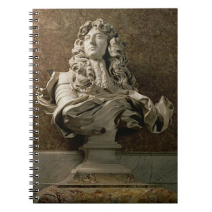 Porträtfehlschlag von Louis XIV (1638-1715), 1665, Notizblock