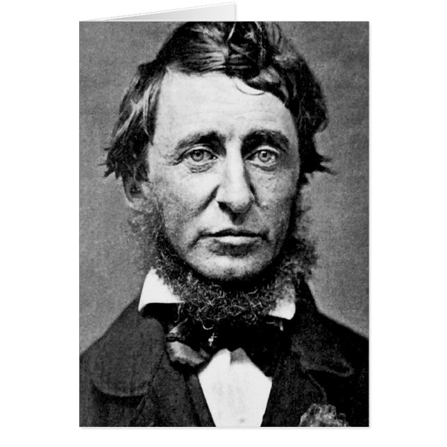 Porträtfotografie von Henry David Thoreau (Vorne)